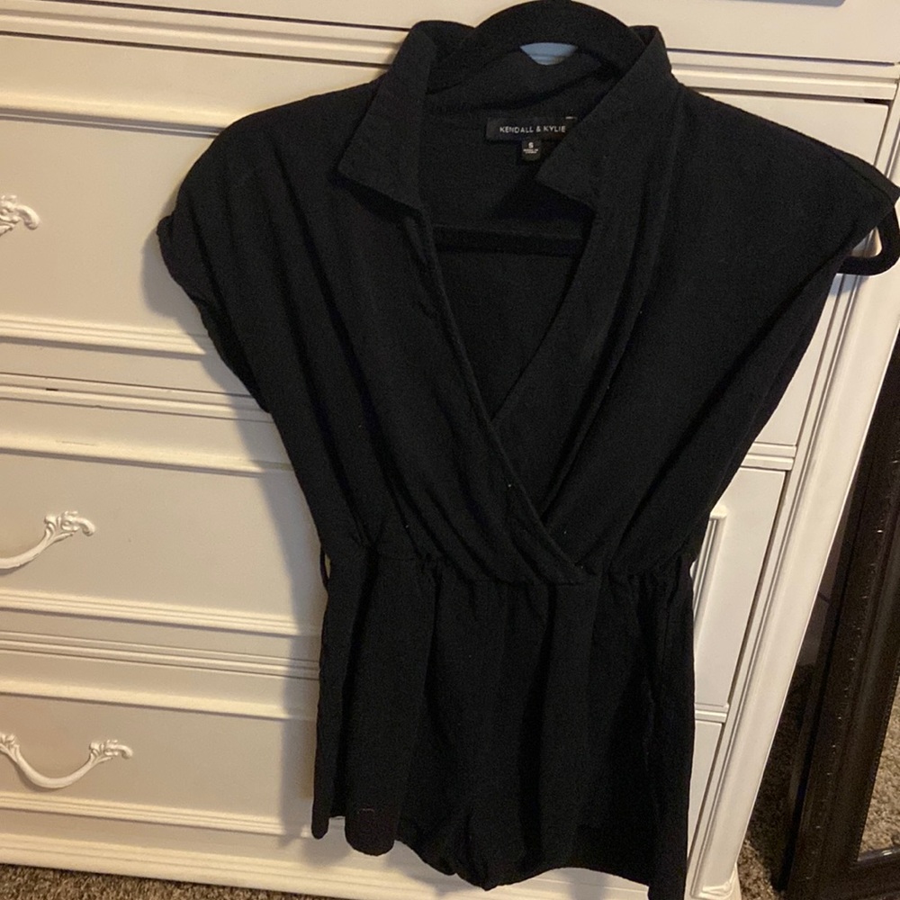 Kendall and Kylie black romper great condition